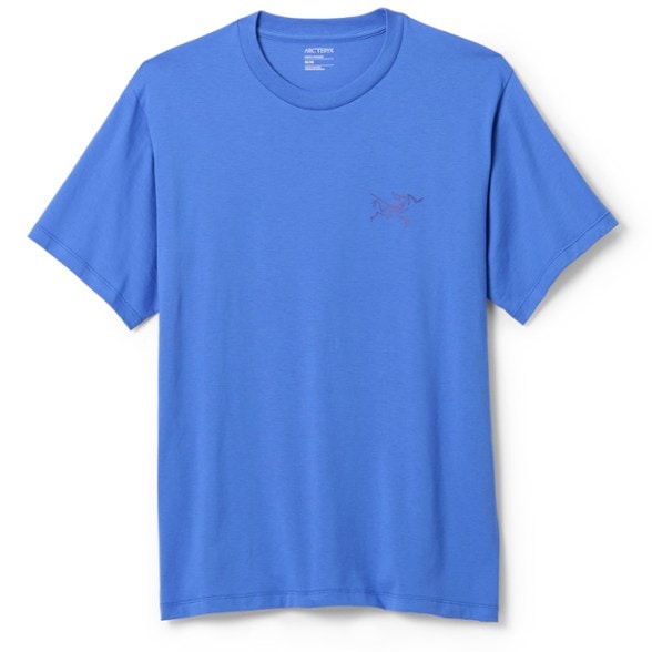 Kragg SL men's climbing t-shirt showcasing its soft SUPIMA cotton fabric from the front, perfect for outdoor activities.
