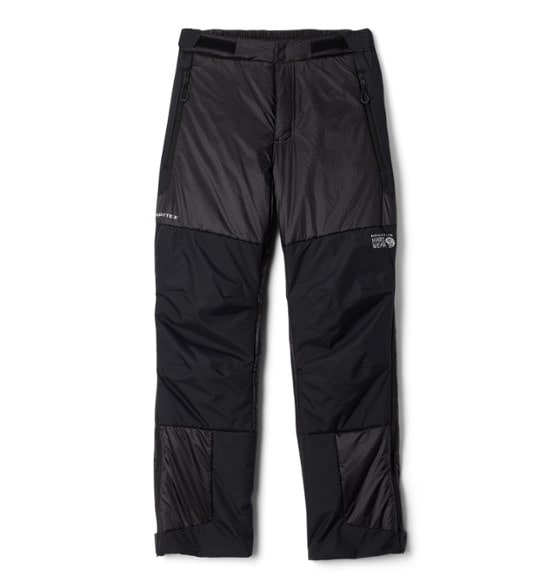 Men's Alpine Insulated Pants showcased in a mountainous landscape, highlighting their durability and weather resistance.
