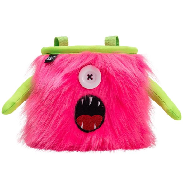 8BPLUS Kelly Chalk Bag open showing chalk access and brush holders