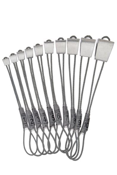 Close-up of Wild Country Classic Rock Nut Set showing sizes and features.
