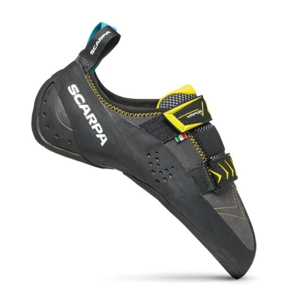 Vapor V climbing shoes showcasing the sleek design and fit.