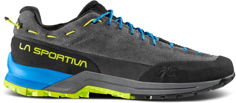Side view of Men's TX Guide Leather approach shoes showcasing the durable nubuck upper and lacing system.