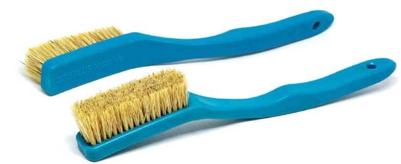 Ocean Rescue Climbing Brush with ergonomic handle and boar hair bristles for climbing