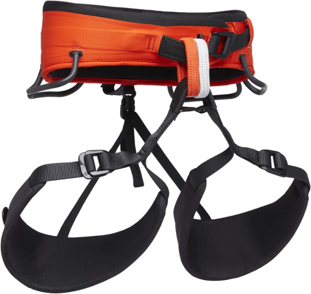 Side view of the Ultimate Comfort Big Wall Climbing Harness showcasing its lightweight design.