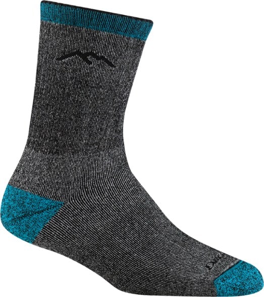 Side view of Women's Summit Merino Wool Mountaineering Socks showcasing cushioning and warmth.
