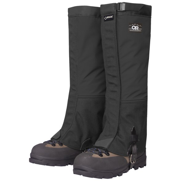 Crocodile Classic Women's Gaiters showcasing waterproof design in snowy terrain.