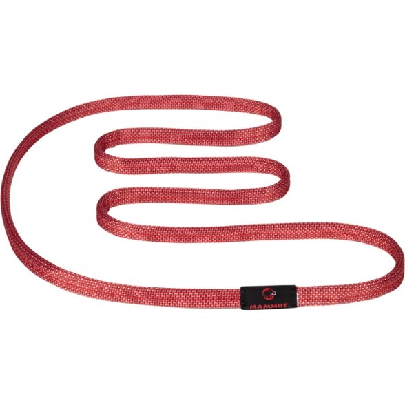 Mammut Magic Sling 12.0 displayed on a rocky surface, showcasing its durable construction.