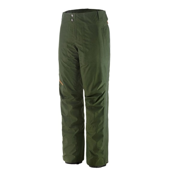 Front view of women’s Triolet Alpine Waterproof GORE-TEX pants showing full waterproof side zippers