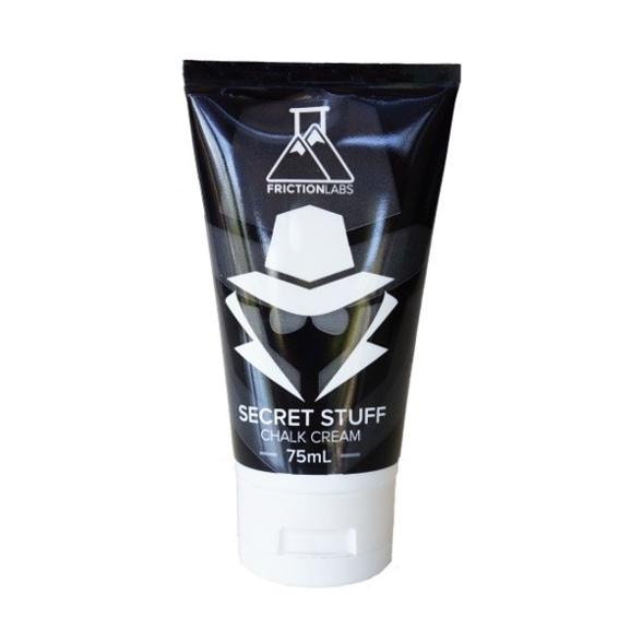 ProChalk Liquid Climbing Cream bottle with climbing gear in the background