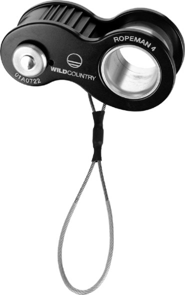 Ropeman 4 ascender from the side, highlighting its compact size and lightweight features.