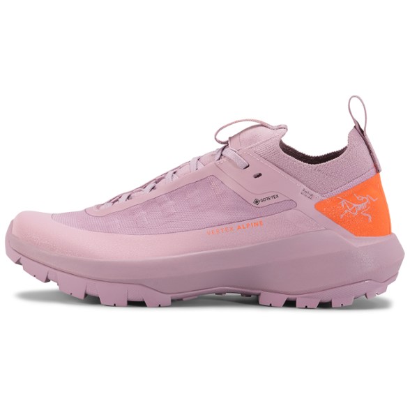 Vertex Alpine Women's Waterproof Approach Shoes showcasing the durable CORDURA fabric from the side.