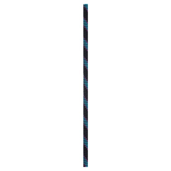 Close-up of the 5.5mm aramid prusik loop showing stitch quality and durable sheath