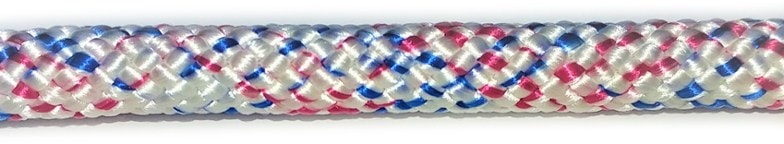 Close-up of E-Z Bend Sport 11mm static climbing rope, highlighting its soft and flexible texture.