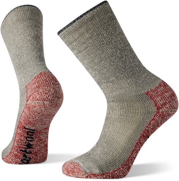 Close-up view of Ultimate Comfort Merino Wool Hiking Socks showcasing thick cushioning.