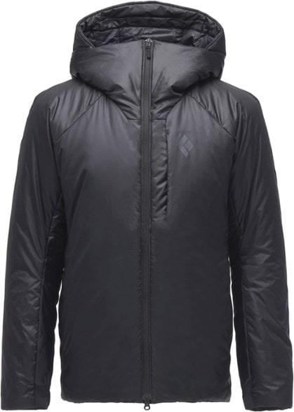 Front view of the Ultimate Men's Insulated Alpine Parka showcasing its waterproof shell and insulated lining.