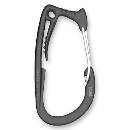 Petzl Caritool gear holder showing stacking feature.