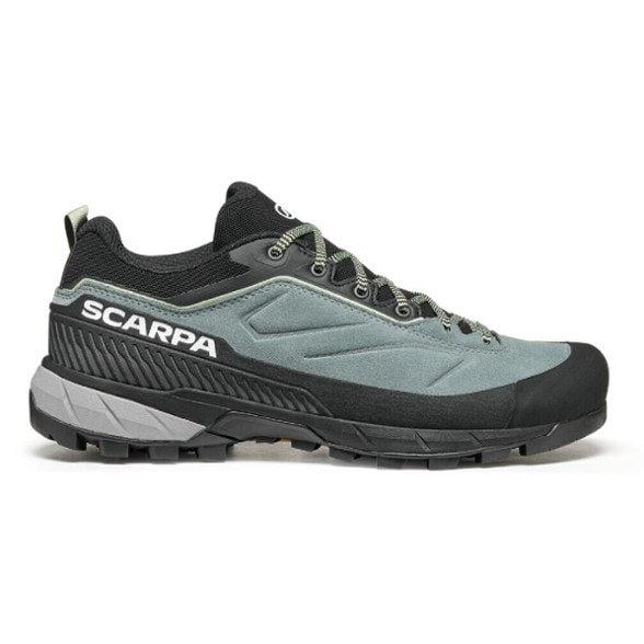 Side view of Rapid XT women's climbing and hiking shoes showing Vibram Megagrip outsole