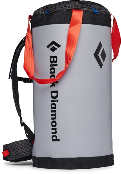 Front view of the Big Wall Hauler Climbing Backpack, highlighting the ergonomic S-shaped shoulder straps.