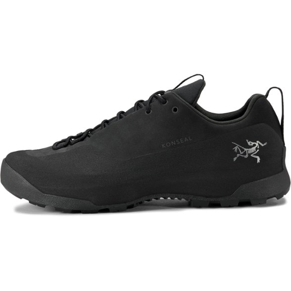 Side view of women's Konseal approach shoes showcasing durable Nubuck leather.