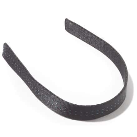 Close-up of SummitSafe™ tubular webbing showing flattened weave and durability—perfect for climbing accessories setup.
