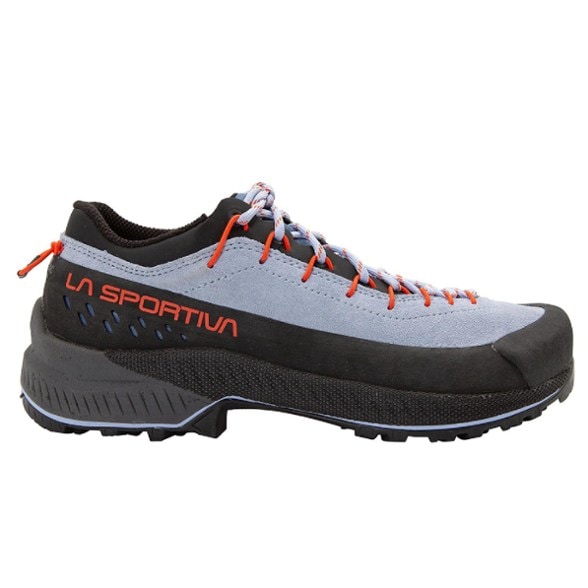 Side angle of the La Sportiva TX4 EVO women's approach shoes showing Vibram sole traction