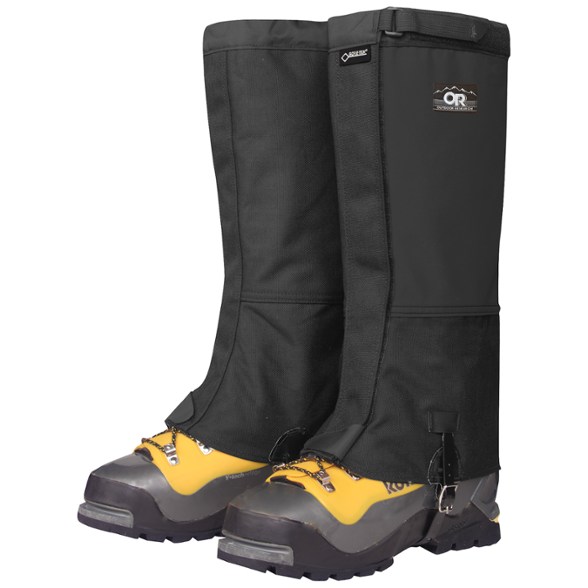 Side view of Extreme Weather Gaiters showcasing the durable material and secure fit.