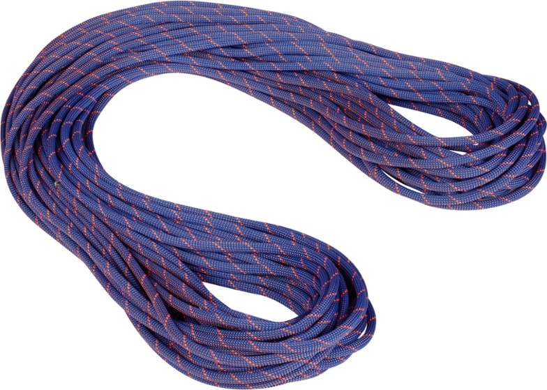 Close-up of Crag Sender Pro 9.0 mm dynamic rope showing durable dry sheath and flexible handling
