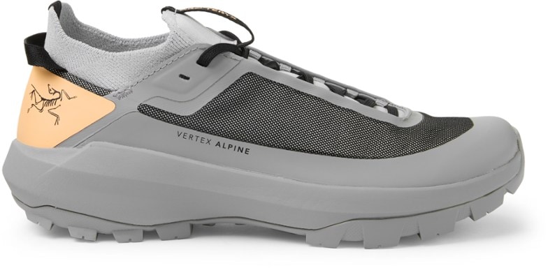 Side view of Alpine Edge Women's Approach Shoes on a trail, highlighting the breathable Matryx fabric.