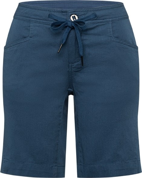 Side view of Summit Stretch Women's Climbing Shorts showcasing pockets and fit