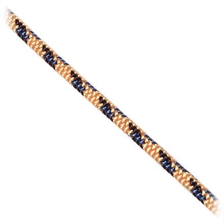 Close-up of 4mm durable outdoor rope for camping, showcasing its flexibility and strength.