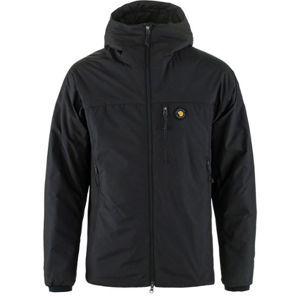 Bergtagen Men's Insulation Jacket on a mountaineering trip showcasing its weather-resistant features.