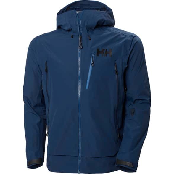 Odin 9 Worlds Men’s Waterproof Shell Jacket front view, ideal for hiking