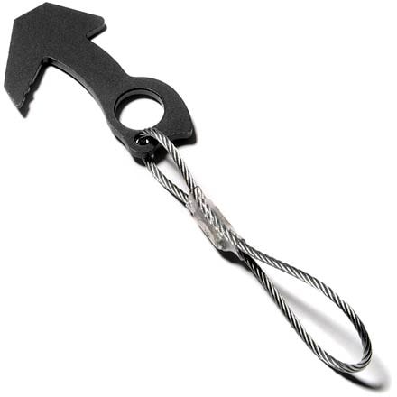 Close-up of Precision Piton Pro #1 showcasing its double tapered blade for thin cracks.