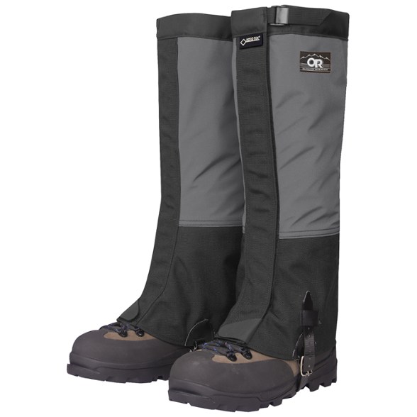 Close-up of Crocodile Classic gaiters showcasing GORE-TEX protection.