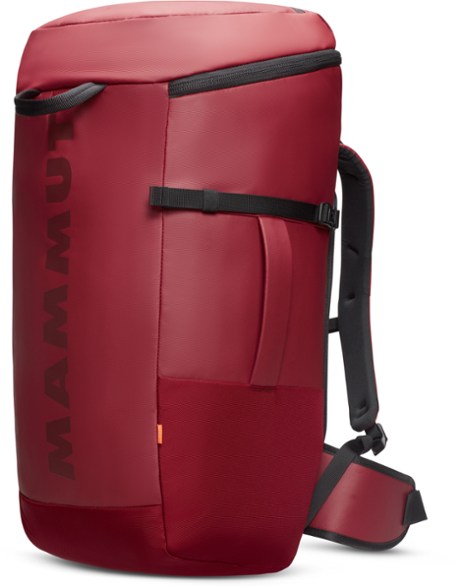 Mammut Women's Neon 55 Climbing Backpack front view showcasing its spacious main compartment.
