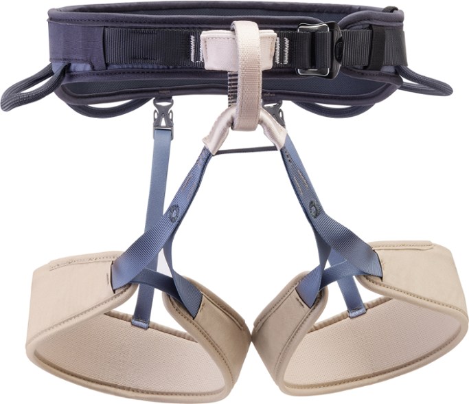 Petzl Corax LT Men's Climbing Harness front view showcasing gear loops.