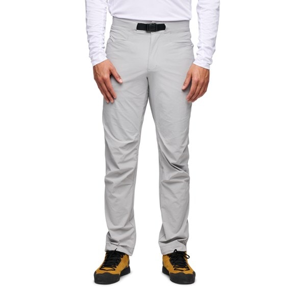 Close-up of Alpine Adventure Lightweight Hiking Pants showcasing fabric texture and pockets.