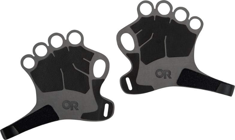 Side view of Ultimate Crack Climbing Gloves showcasing thumb coverage and grip texture.