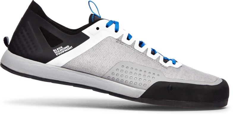 Side view of Black Diamond Tag LT Men's Approach Shoes showing their lightweight design and durable materials.