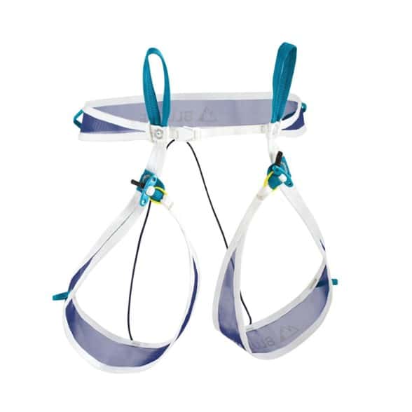 Choucas Ultralight Ski Harness from the side, showing gear loops and leg openings.