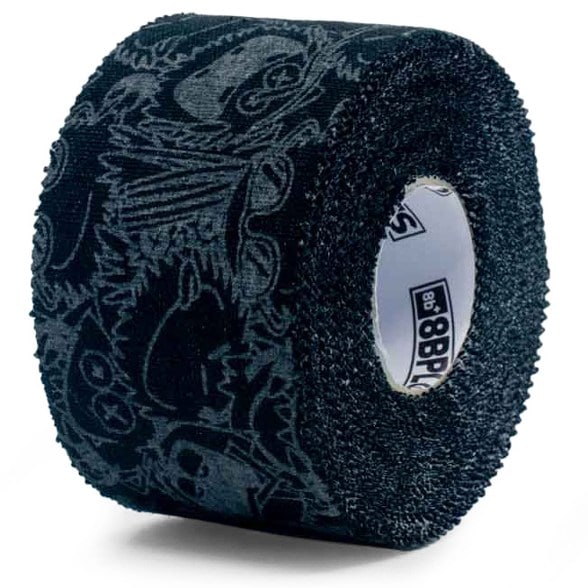 Close-up of GripMax Pro athletic tape showing cotton texture and strong hold adhesive