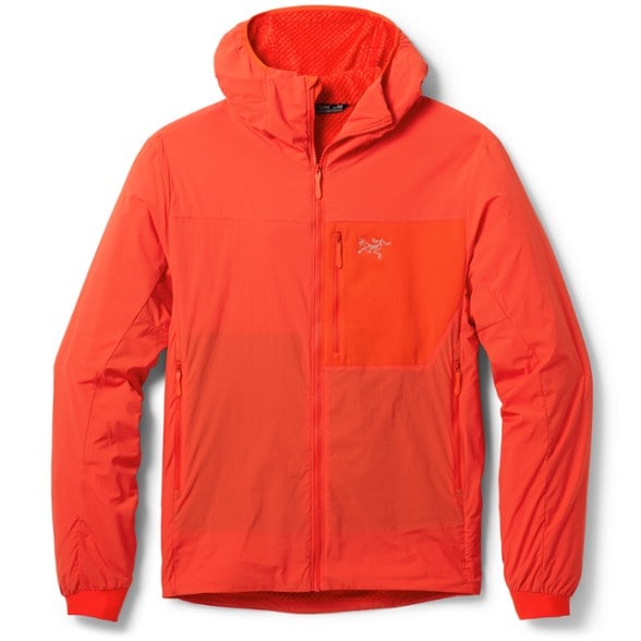 Front view of the Arc'teryx Proton SL Men's Hoody showing the breathable fabric and fit.