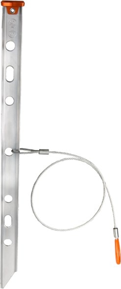 Ultimate mountaineering picket for snow, showcasing its durable design and lightweight features.