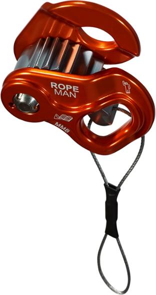 Ropeman 1 Ascender showcasing its lightweight design and alloy cam for easy release.