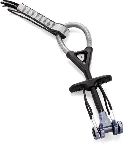 Black Diamond Camalot Ultralight cam showing its lightweight design for rock climbing.