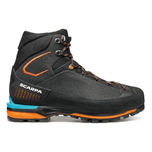 Scarpa Zodiac Tech LT GTX boots from the side, highlighting the lightweight fabric and GORE-TEX technology.