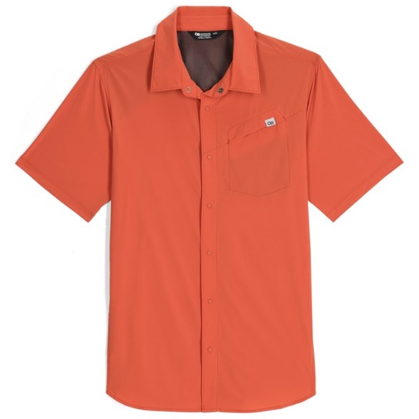 Astroman Performance Sun Shirt showcasing sun protection features during a climb.
