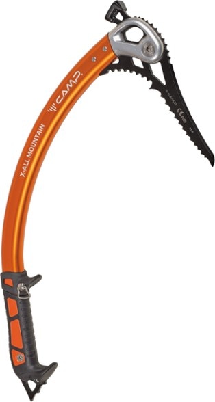All-Terrain Ice Climbing Tool displayed in an outdoor climbing setting, showcasing its versatility.