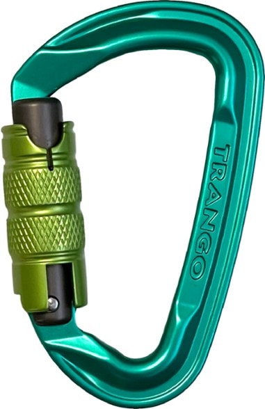 Trango Superfly Evo Autolock carabiner from the side, showcasing its sleek design.