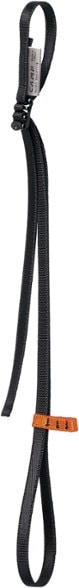 C.A.M.P. Corsa adjustable mountaineering leash on an ice axe, showcasing its lightweight design.